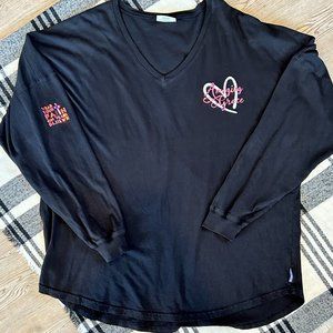 Amazing Grace 2 sided print 2XL Long Sleeve Top, Womens Christian Tee